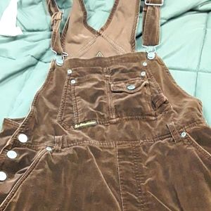 Brown ultra soft overalls